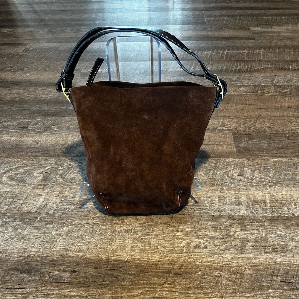 Authentic Coach Legacy Suede Bucket Handbag